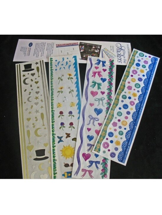 Creative Memories Other - Creative Memories DAY TO DAY 4 Great Length Sticker Strips New Year's Garden